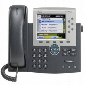 تلفن تحت شبکه سیسکو Cisco IP Phone CP-7945G با نمایشگر رنگی، صدای HD و پشتیبانی از PoE