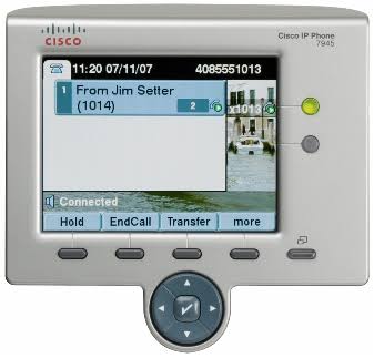 تلفن تحت شبکه سیسکو Cisco IP Phone CP-7945G با نمایشگر رنگی، صدای HD و پشتیبانی از PoE