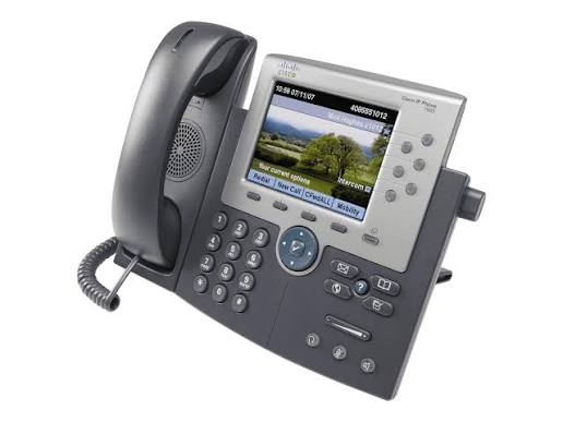 تلفن تحت شبکه سیسکو Cisco IP Phone CP-7945G با نمایشگر رنگی، صدای HD و پشتیبانی از PoE
