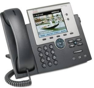 تلفن تحت شبکه سیسکو Cisco IP Phone CP-7945G با نمایشگر رنگی، صدای HD و پشتیبانی از PoE