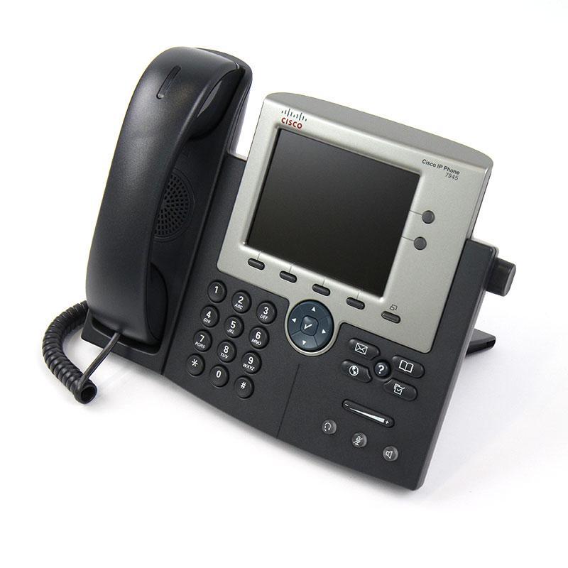 تلفن تحت شبکه سیسکو Cisco IP Phone CP-7945G با نمایشگر رنگی، صدای HD و پشتیبانی از PoE